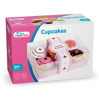 New Classic Toys - Coffret de Cupcake - 6 pcs.